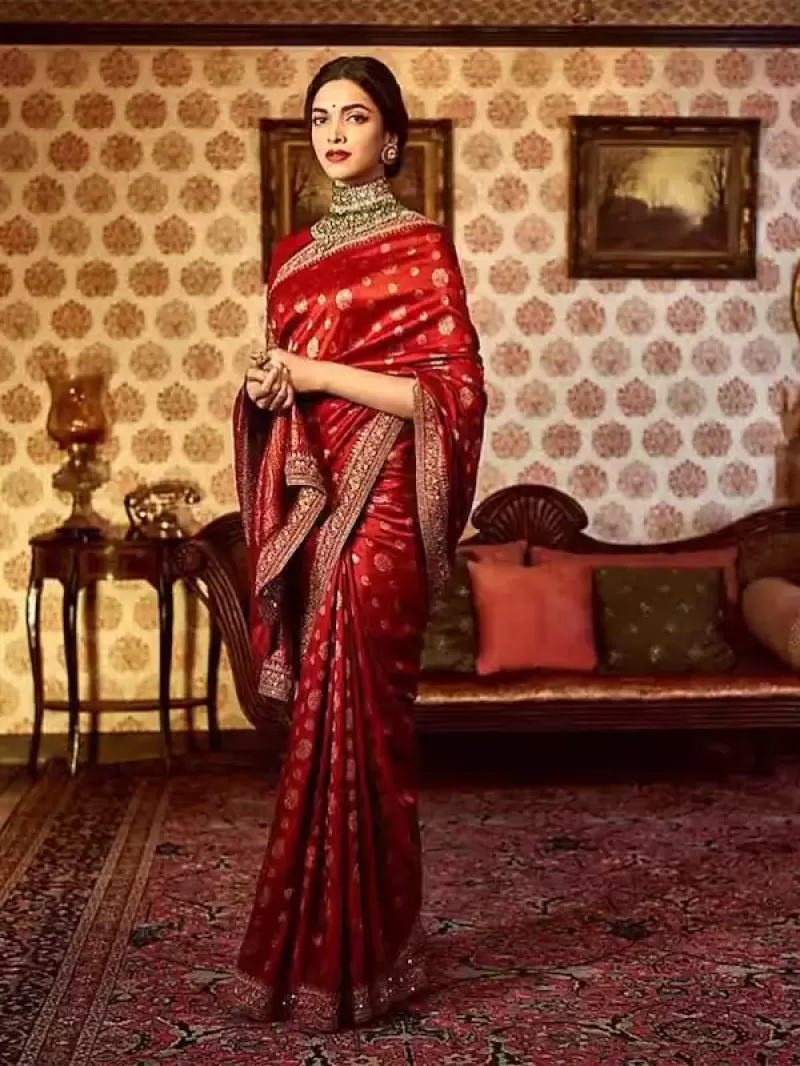 Deepika Padukone Banarasi Saree