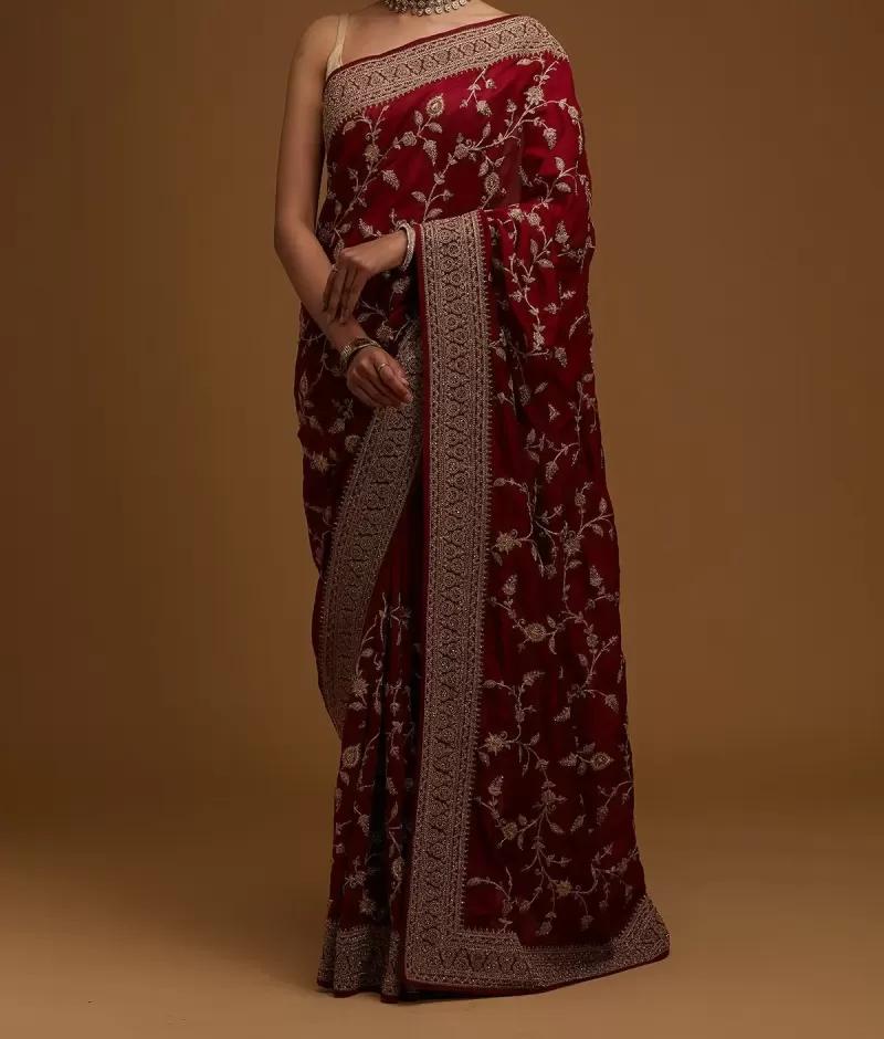 Stone Work Saree