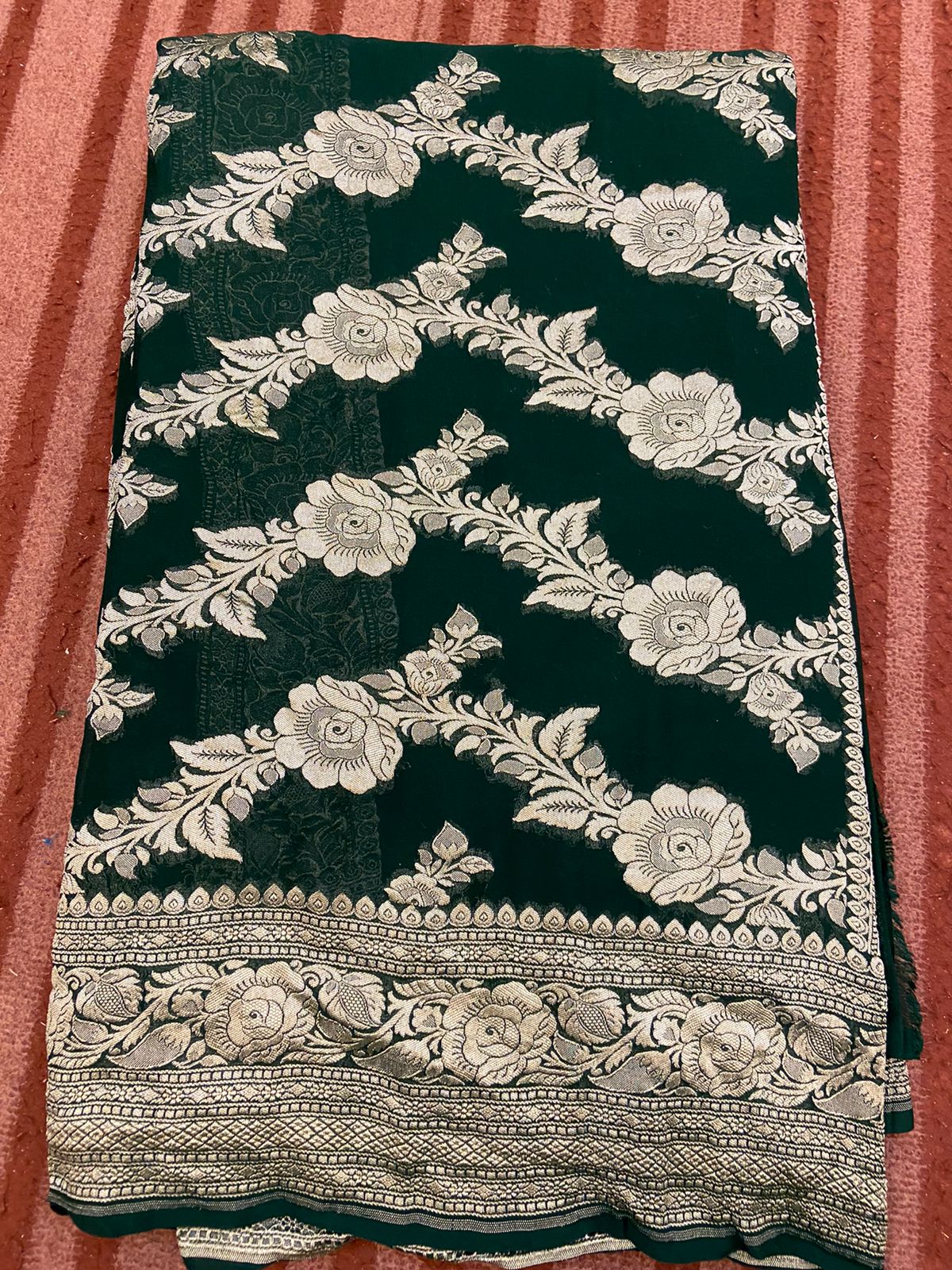 Black georgette banarasi