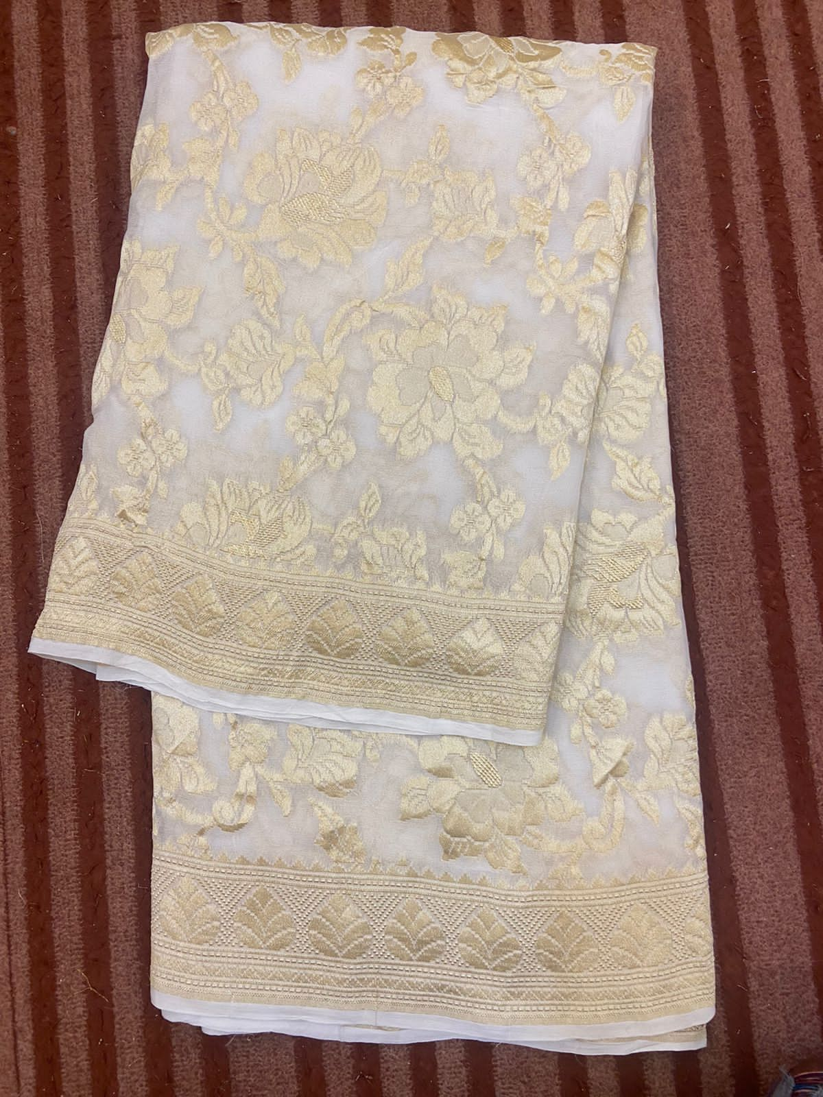 Pure Banarasi Khaddi Georgette Saree Manufacturer