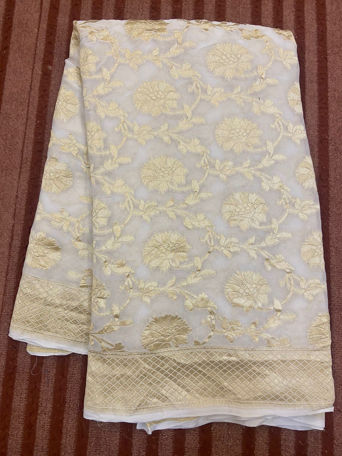 Pure Banarasi Khaddi Georgette Saree Manufacturer