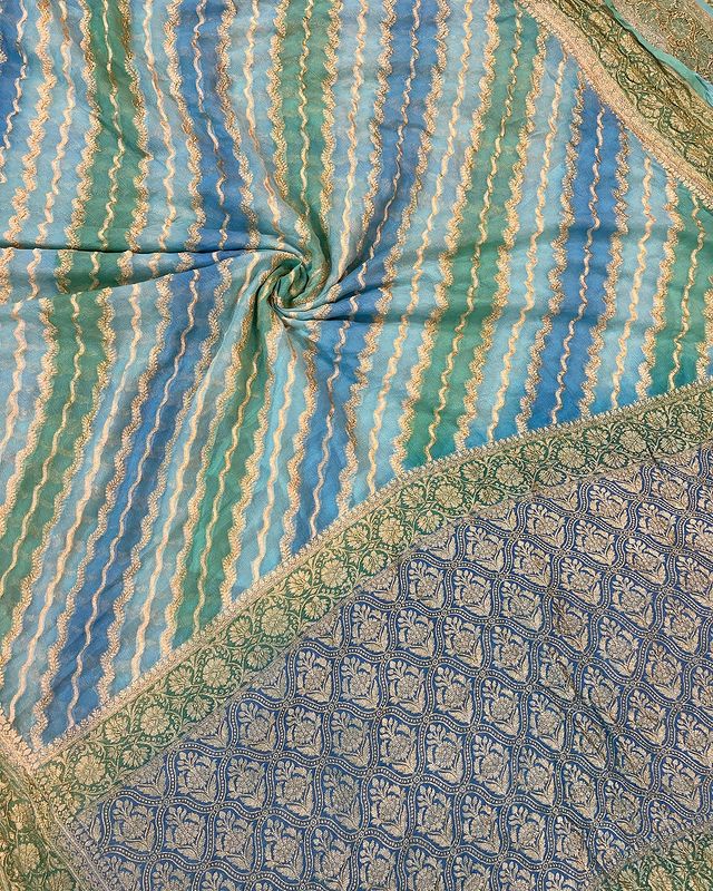 Handloom georgette khaddi saree