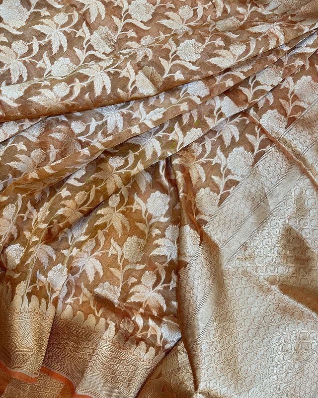 Handloom tissue sarees