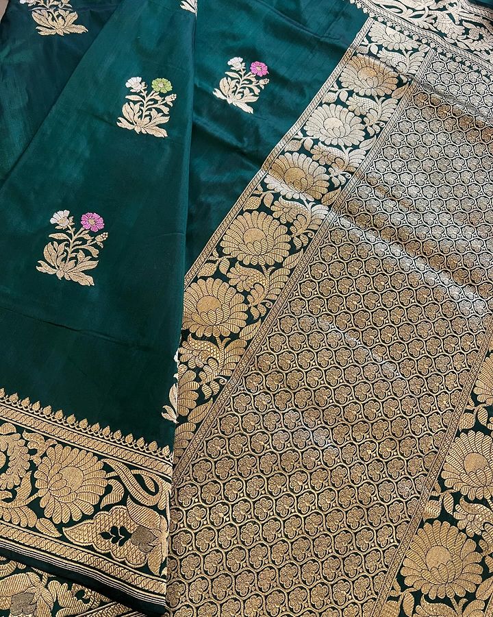 Pure katan silk sarees